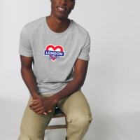 T-shirt-homme-gris-london-love