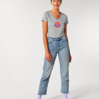 t-shirt-woman-v-gray-tower-bridge